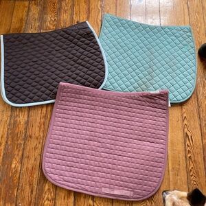 Bundle of Dressage Saddle Pads